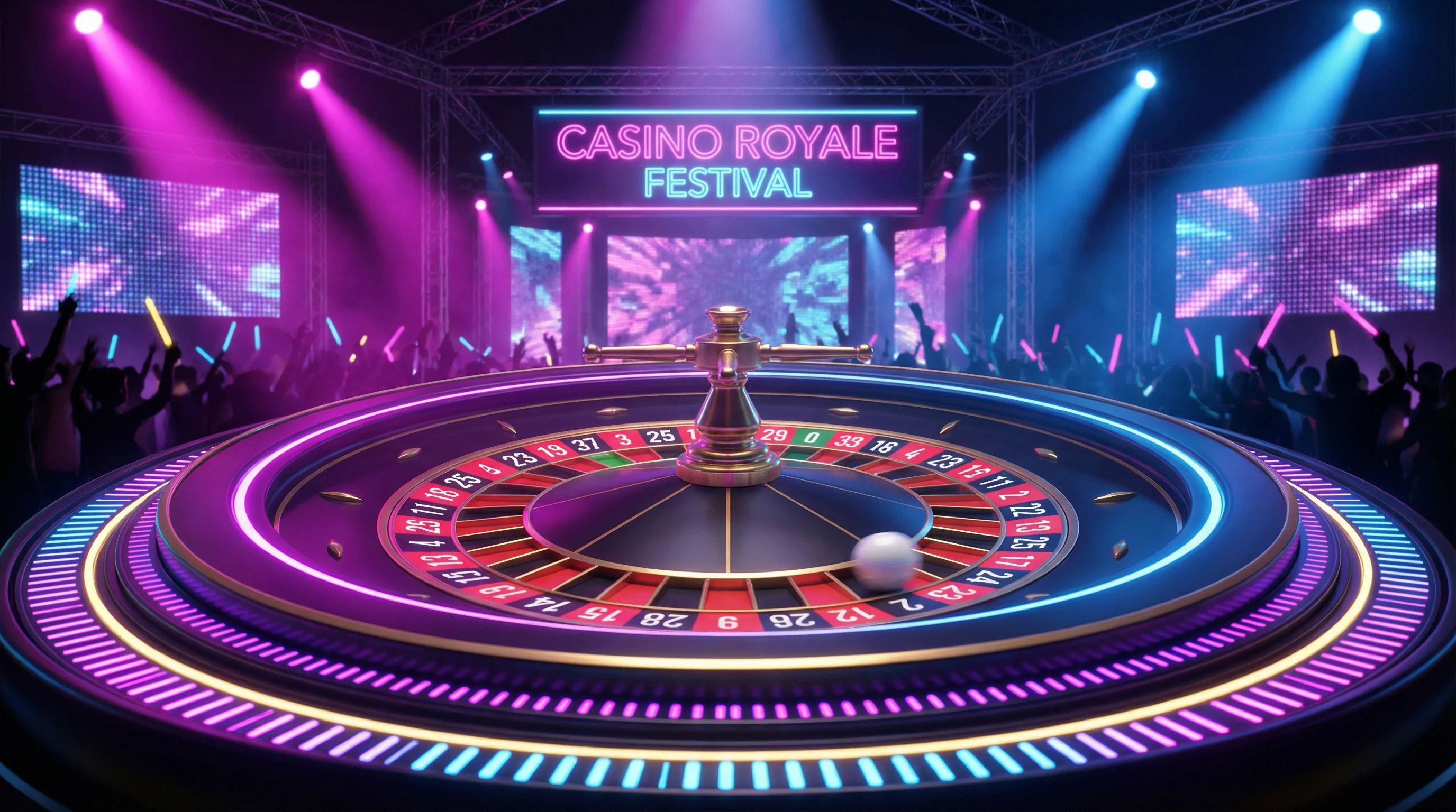 ruleta europea online instabet casino con luces de escenario